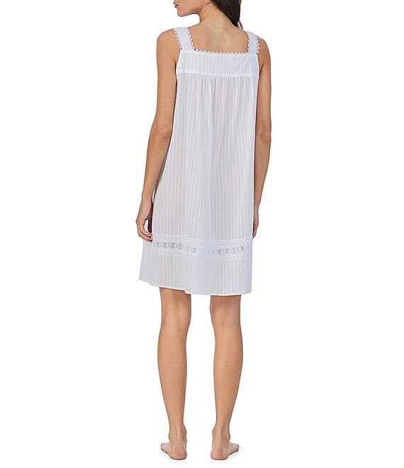 Eileen West Delicate Dobby Stripe Chemise