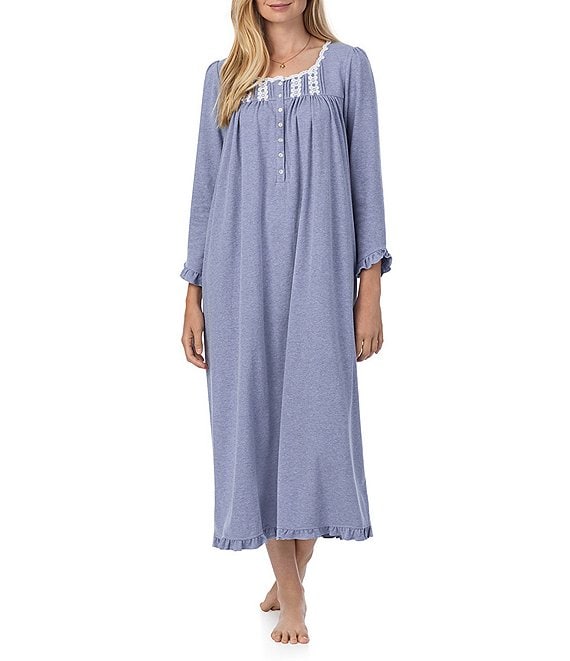 Eileen West Dream L/S Interlock Nightgown