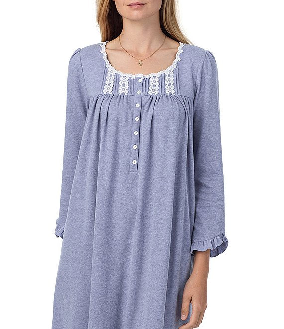 Eileen West Dream L/S Interlock Nightgown