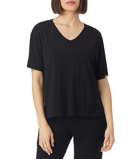 Donna Karan Sleep S/S Knit Sleep and Lounge Top