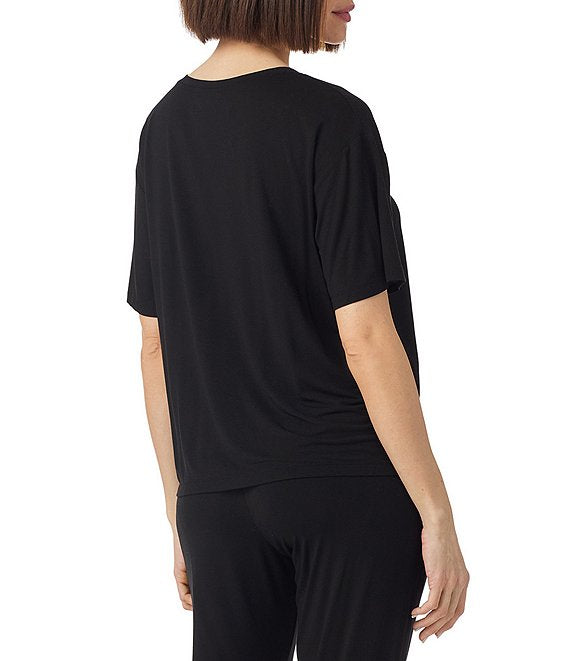 Donna Karan Sleep S/S Knit Sleep and Lounge Top