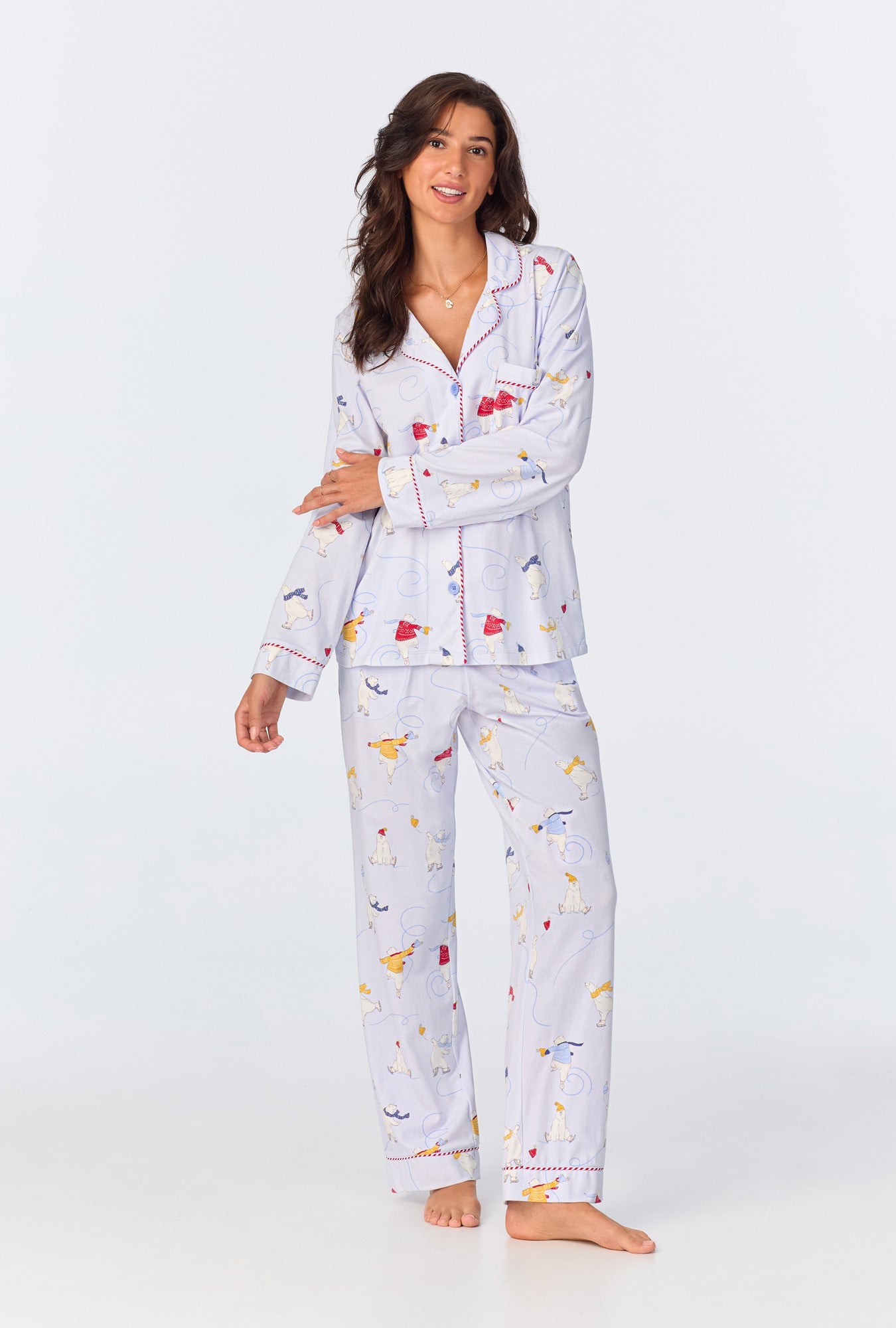 Bed Head Long Sleeve Classic Stretch Jersey PJ Set