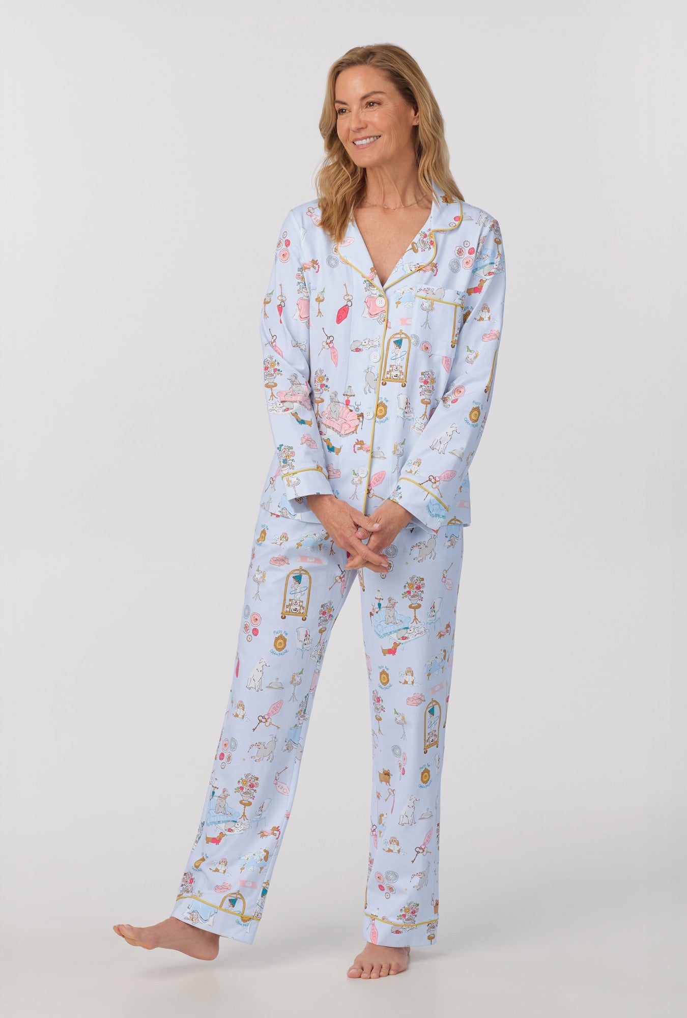 Bed Head Long Sleeve Classic Stretch Jersey PJ Set