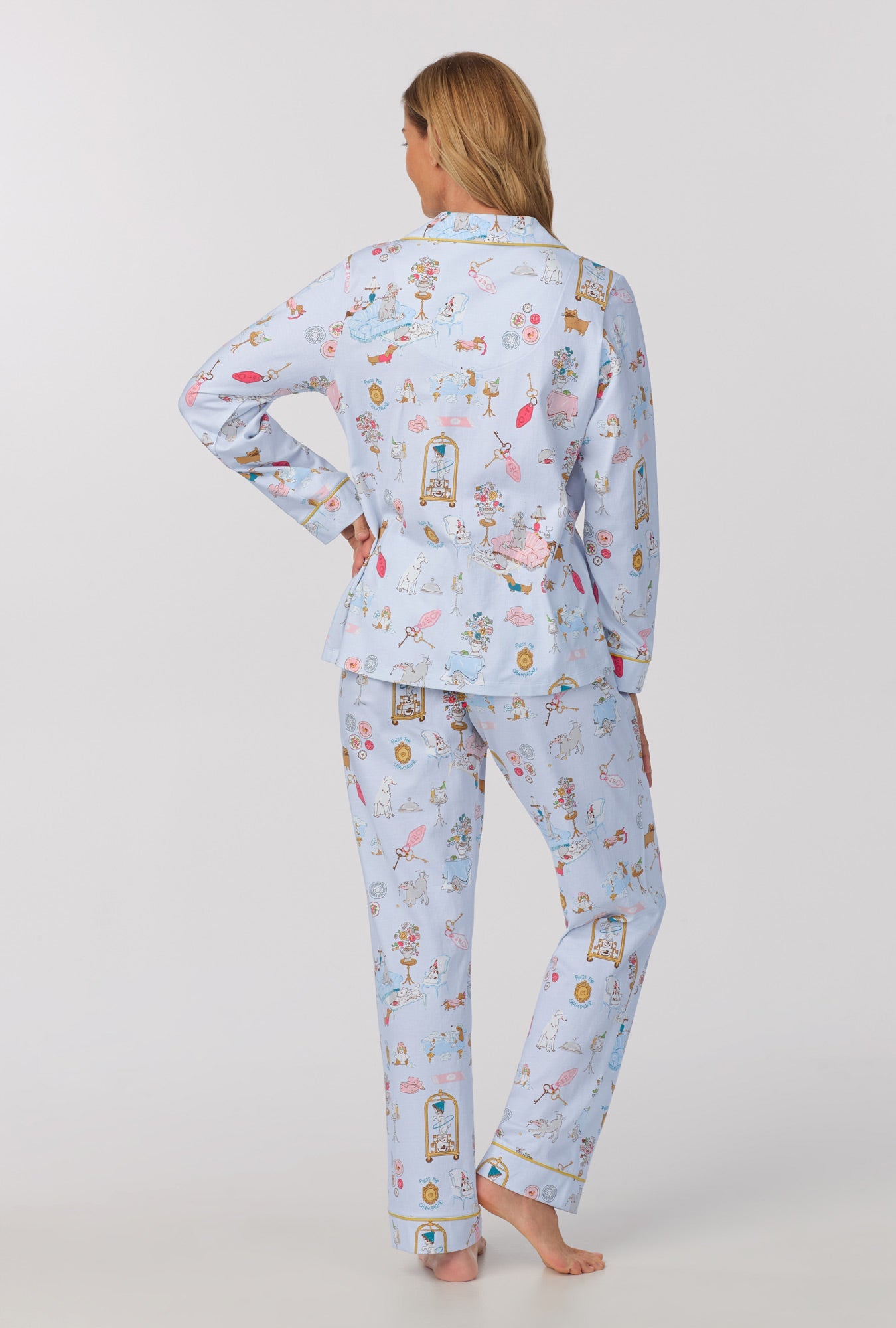 Bed Head Long Sleeve Classic Stretch Jersey PJ Set