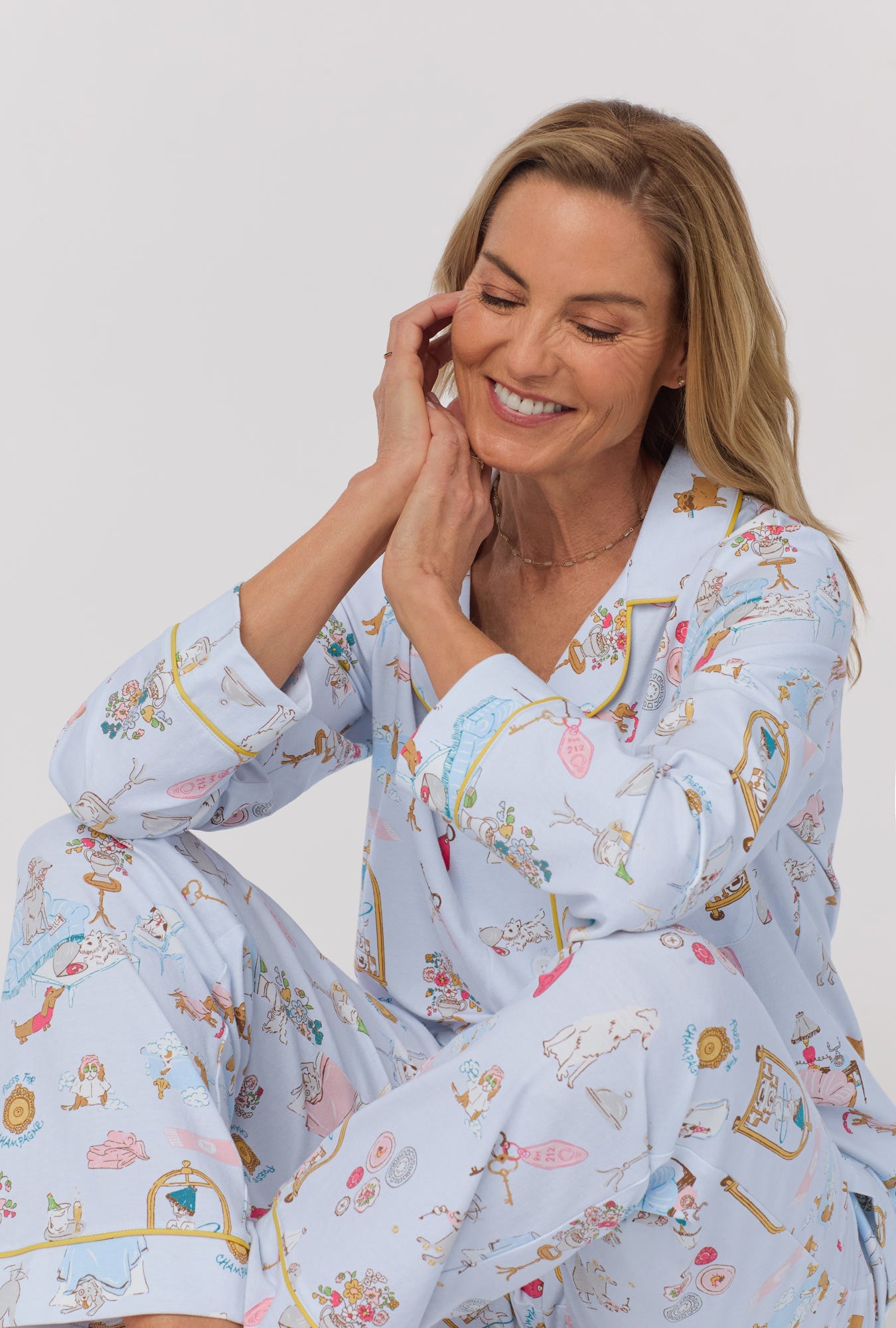 Bed Head Long Sleeve Classic Stretch Jersey PJ Set