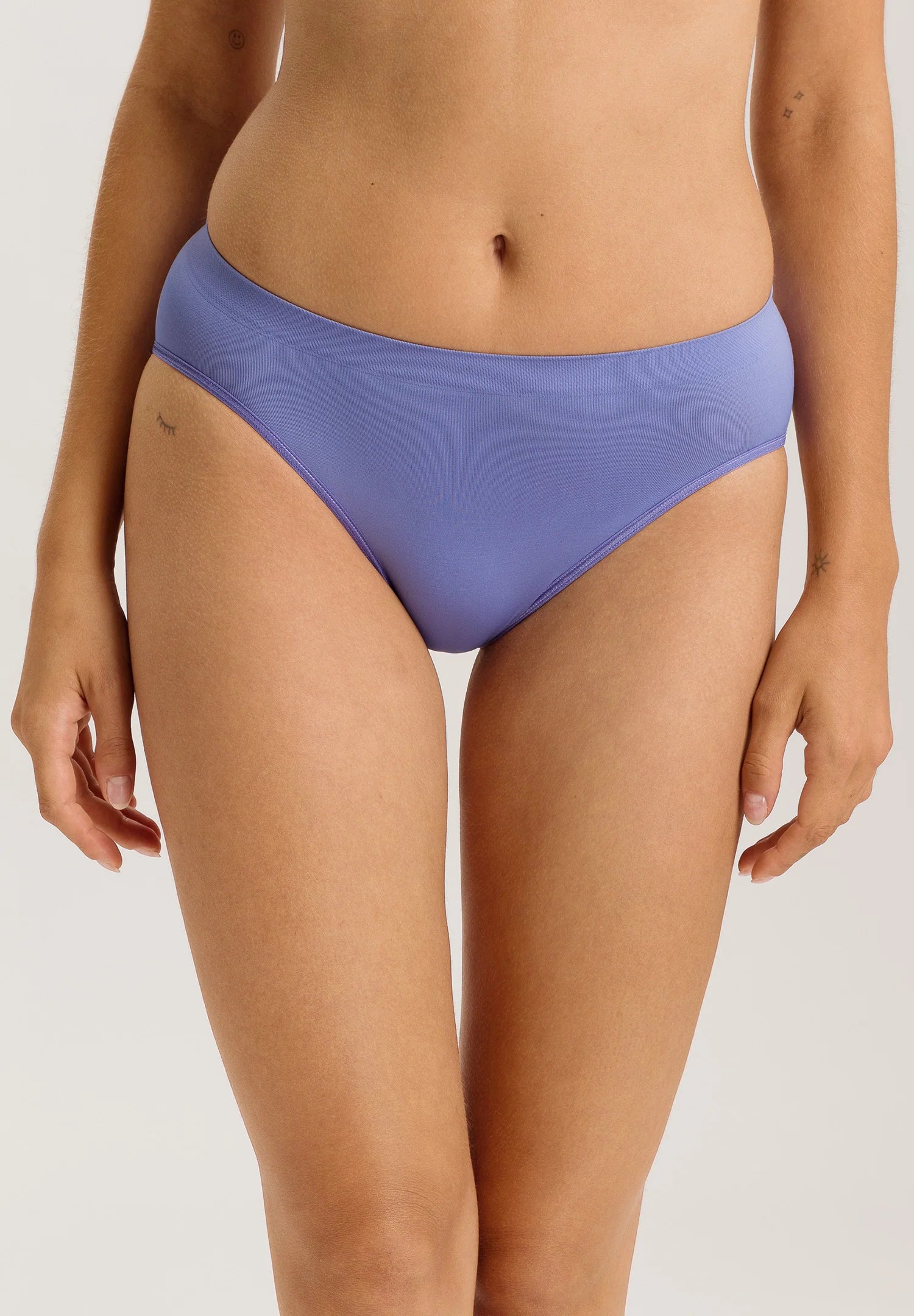 Hanro Touch Feeling Hi-Cut Brief Panty - Wisteria