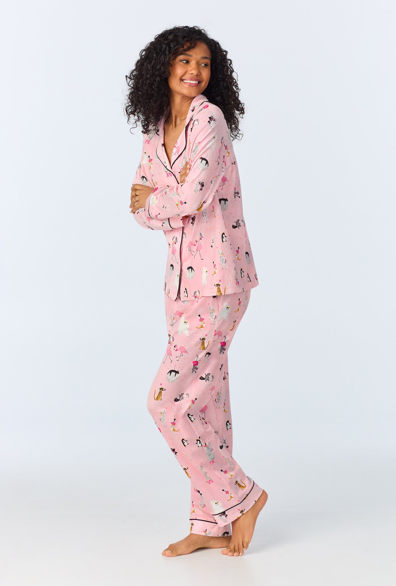 Bed Head Party Animals L/S Classic PJ Set