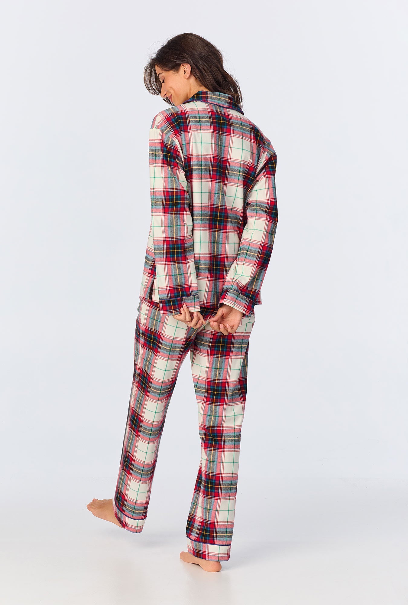 Bed Head L/S Classic Woven Flannel PJ Set