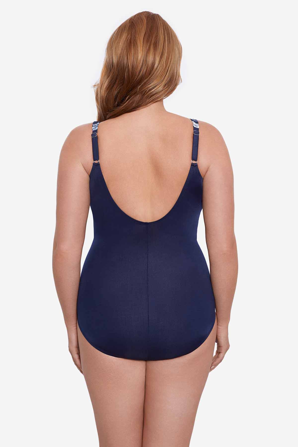 Miraclesuit Plus Size Tropica Toile Oceanus One Piece Swimsuit