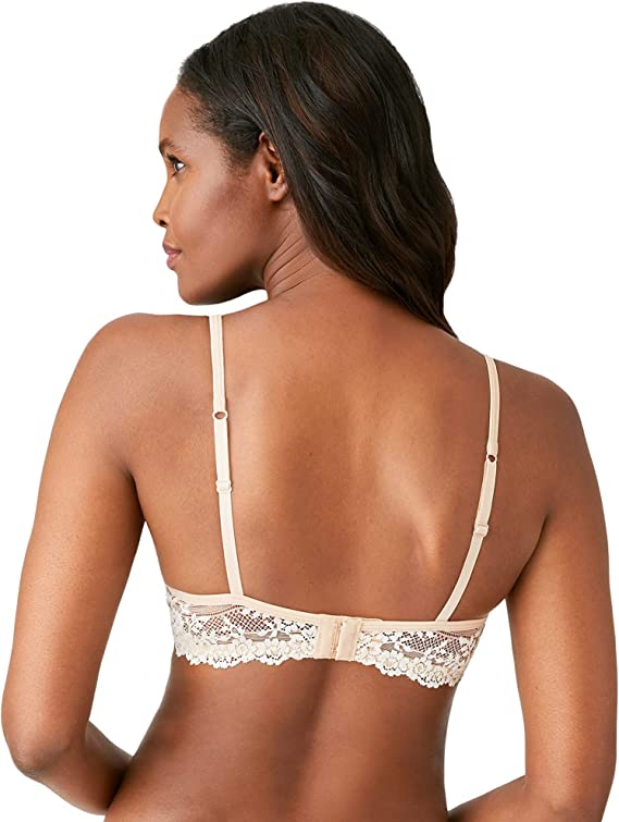 Wacoal womens Push-up bra Embrace Lace 858191 Beige, Black 36A