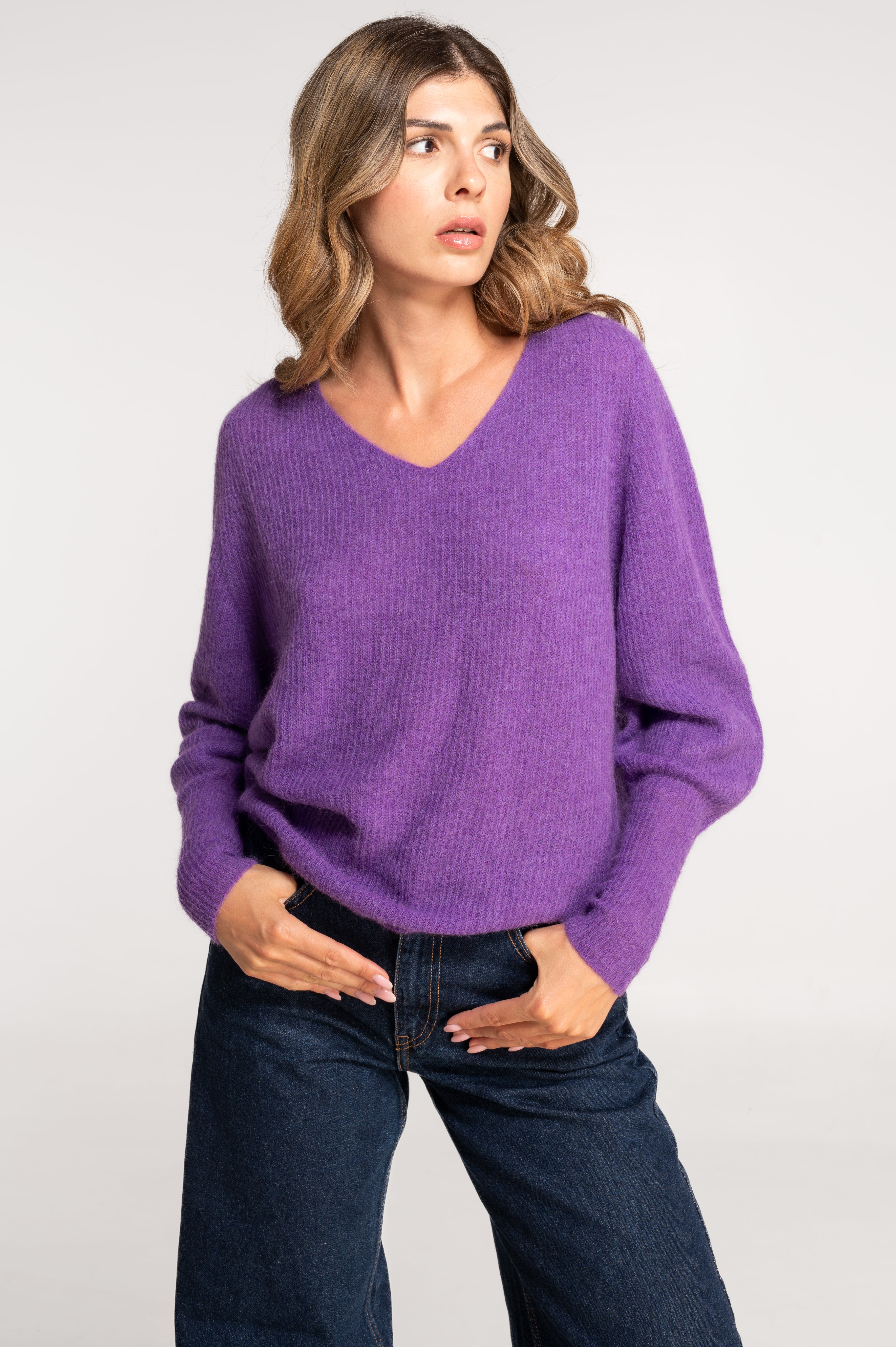 Oscalito L/S V-Neck Sweater