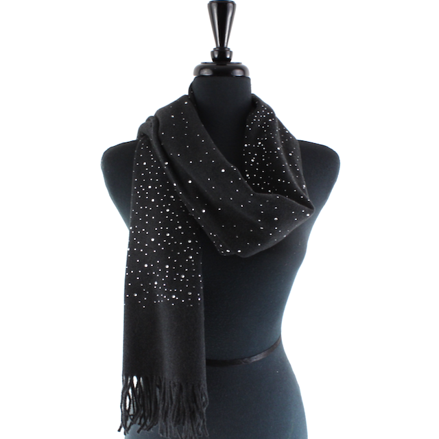 Pretty Persuasions Mischa Rhinestones Embellishment Scarf