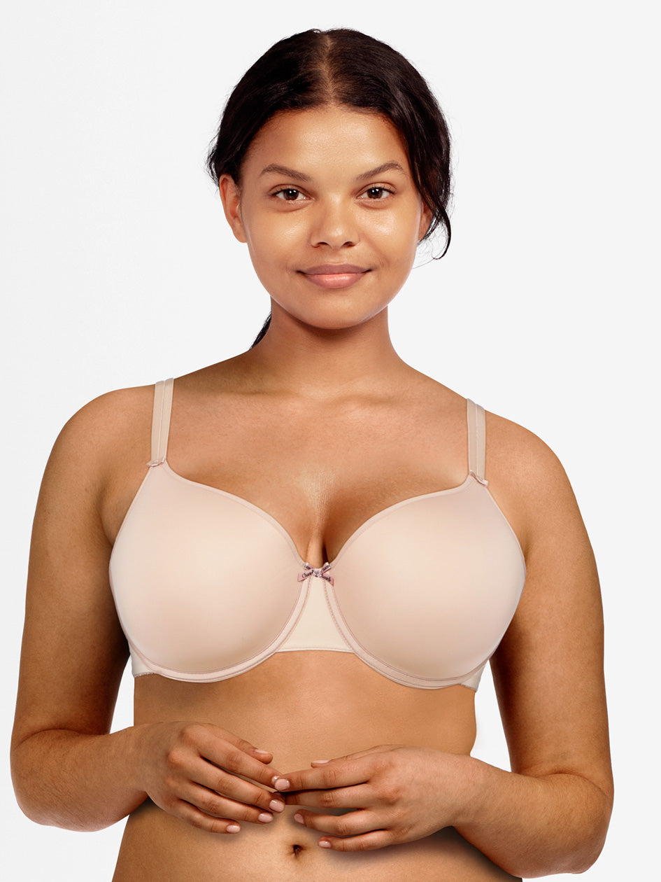 Chantelle Basic Invisible Memory Foam T-Shirt Bra - Rose