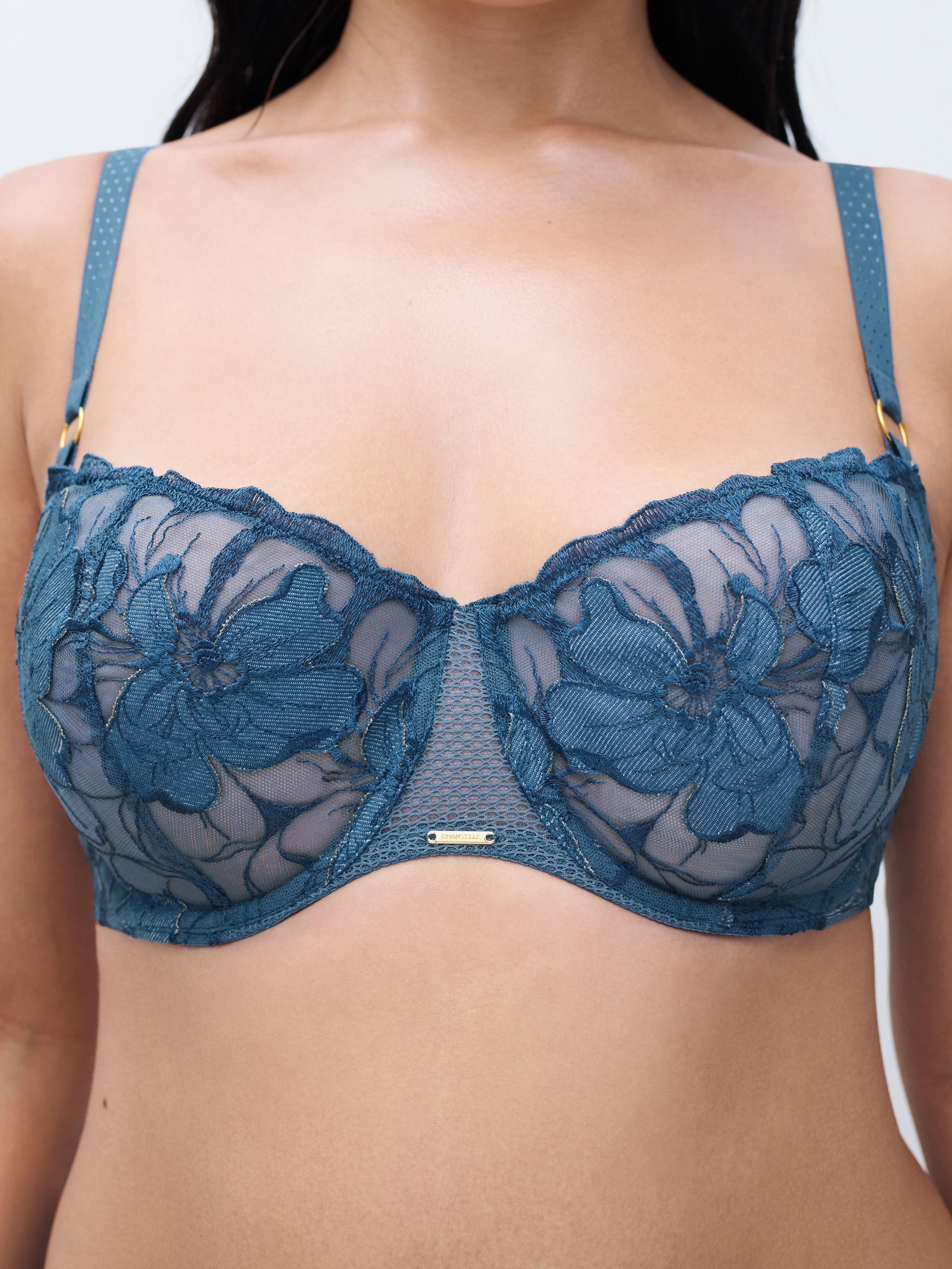 Chantelle Fleurs Signature Lace Unlined Demi Bra