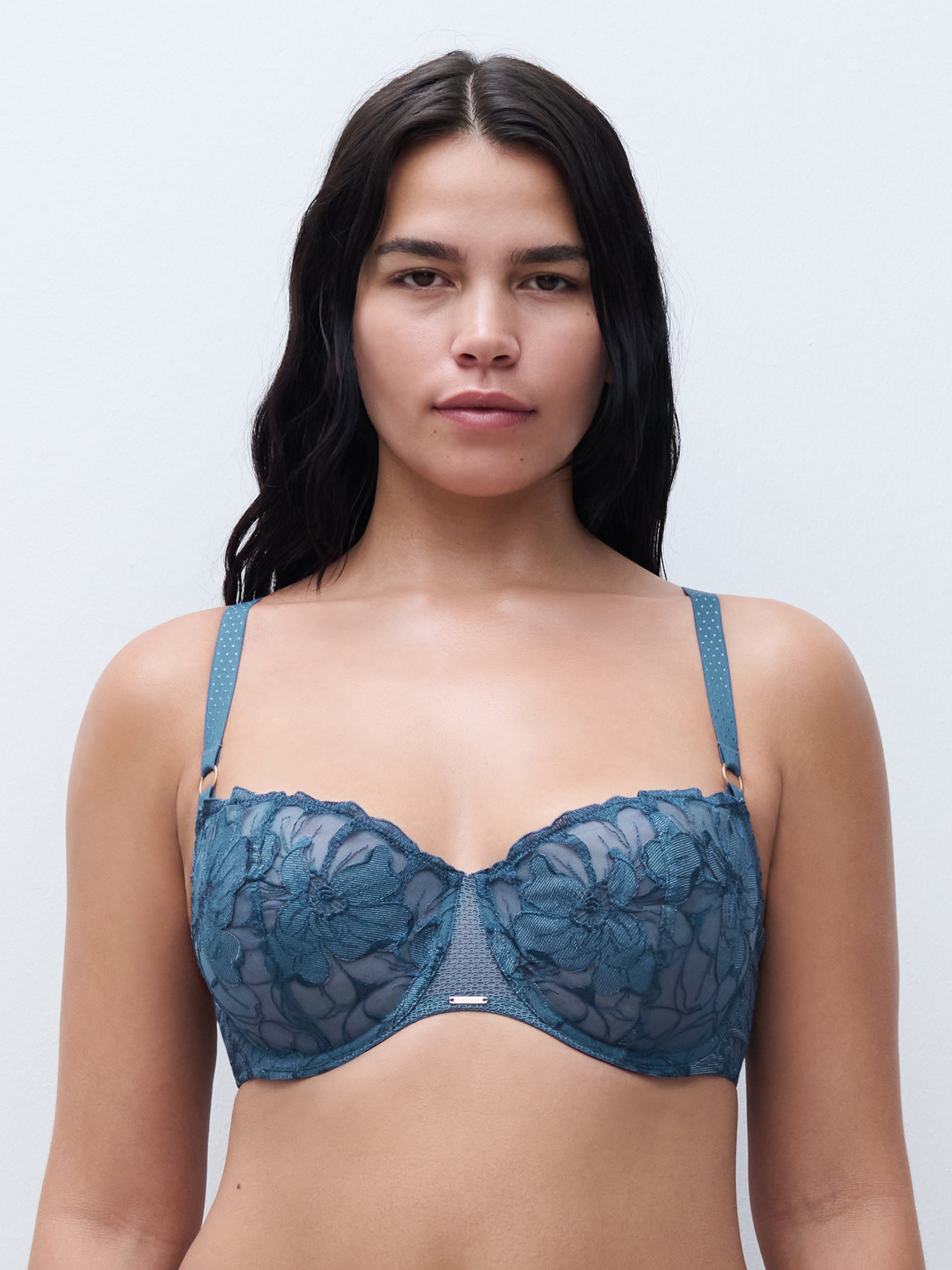 Chantelle Fleurs Signature Lace Unlined Demi Bra