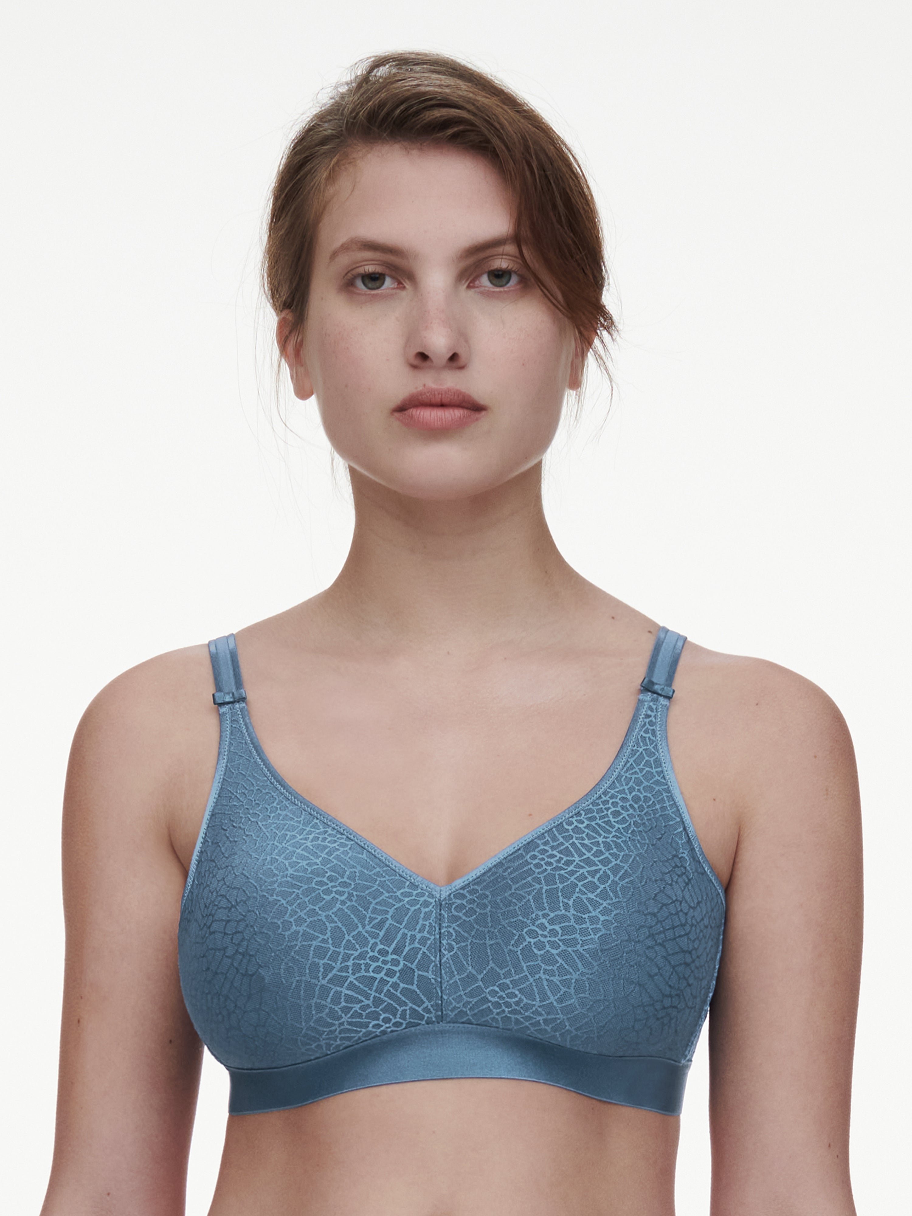 Chantelle C Magnifique Full Bust Wirefree Bralette - Jeans Blue