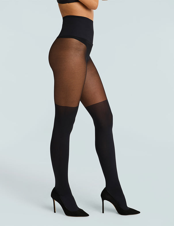 Commando Faux Thigh High Opaque Tights