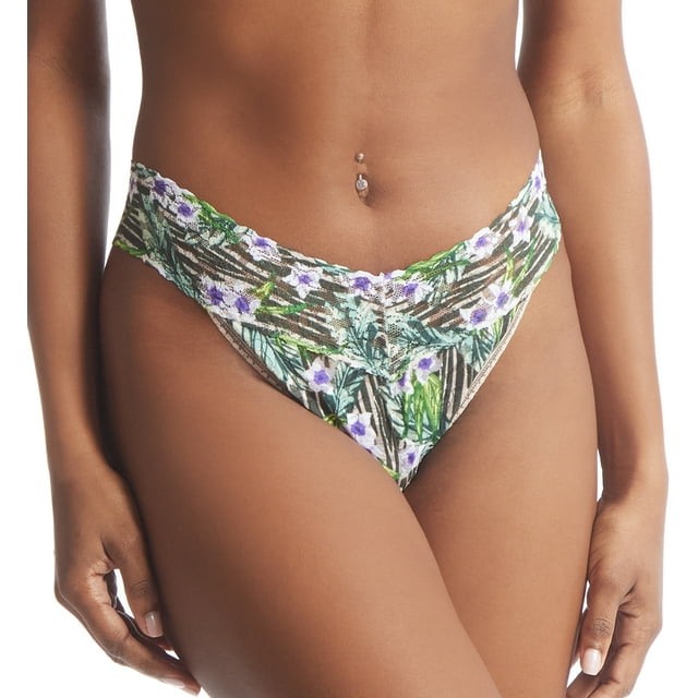 Hanky Panky Printed Signature Lace Original Rise Thong