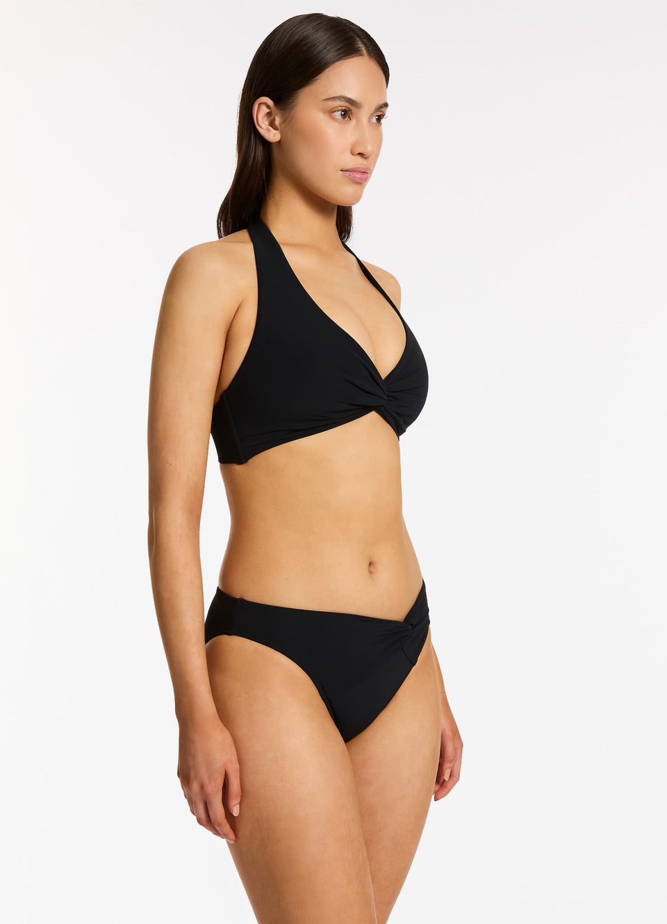 Jets Swim Twist Front Hipster Bikini Bottom