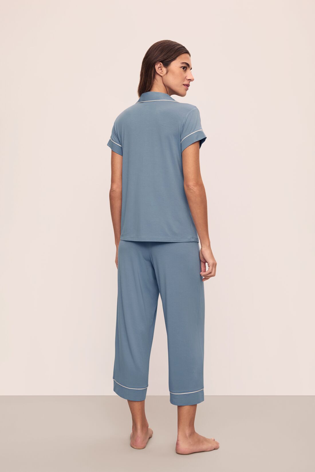 Eberjey Gisele S/S Cropped Pant PJ Set