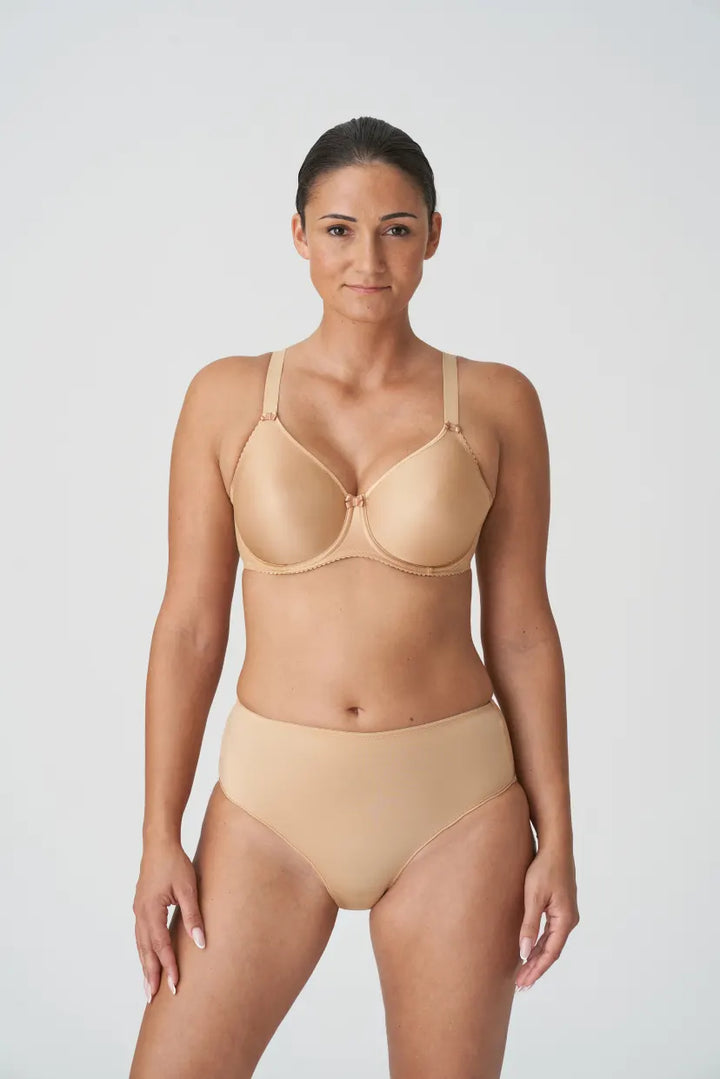 PrimaDonna Seamless Satin Full Cup Underwire Bra - Cognac