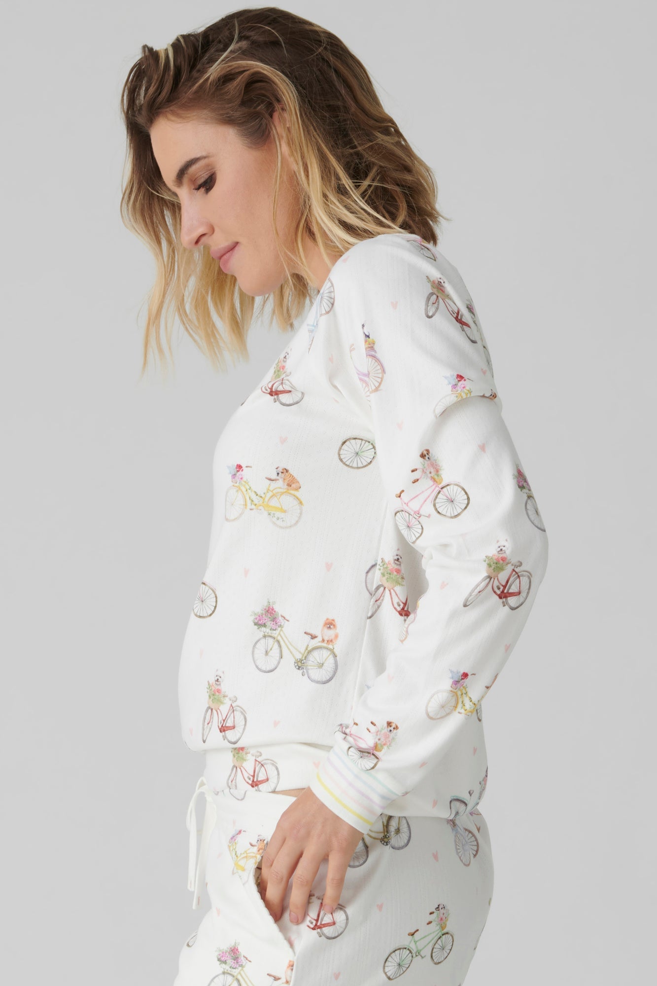 P.J. Salvage Floral Market Long Sleeve Top