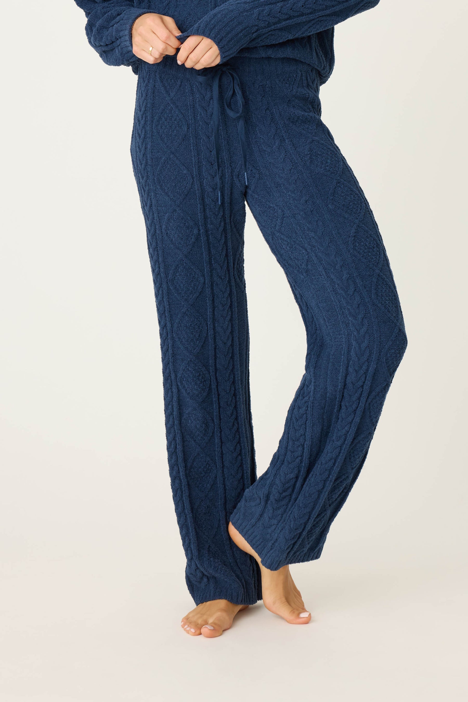 P.J. Salvage Chenille Cable Knit Lounge Pant