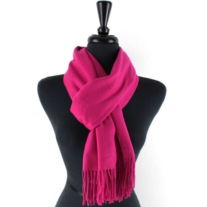 Pretty Persuasions Solid Color Cozy Soft Scarf