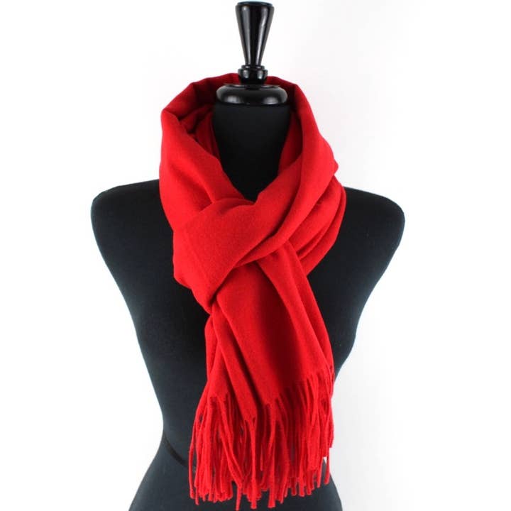 Pretty Persuasions Solid Color Cozy Soft Scarf