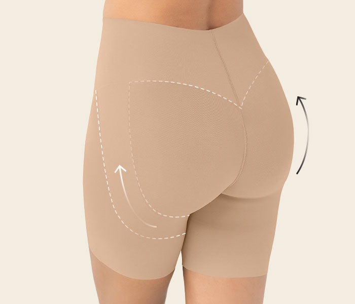 Leonisa Invisilift Seamless Butt Lifter Shaper Short