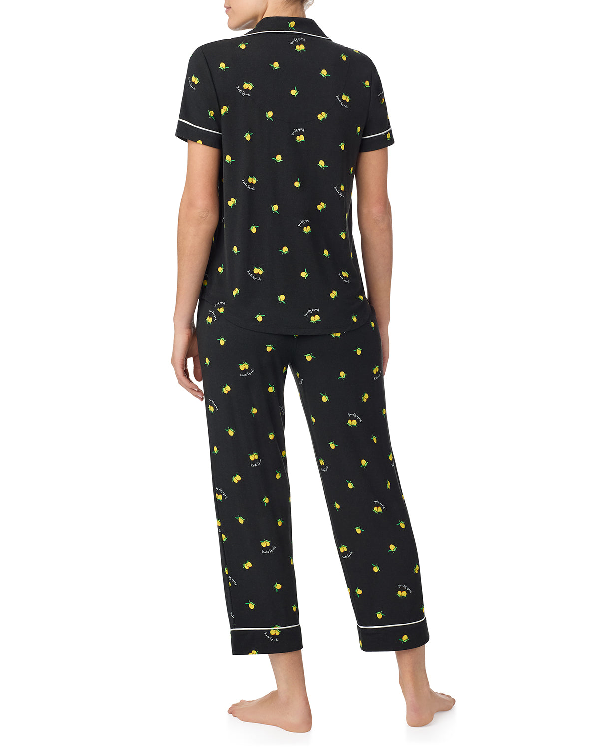 Kate Spade Short Sleeve Cropped PJ Set