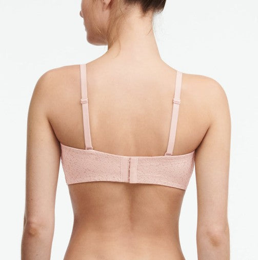 rose strapless bra