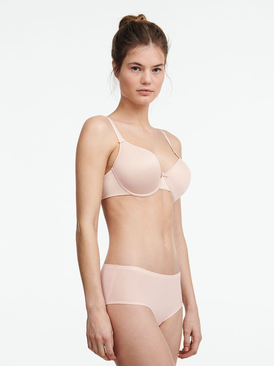 Chantelle Basic Invisible Memory Foam T-Shirt Bra - Rose(0RG)