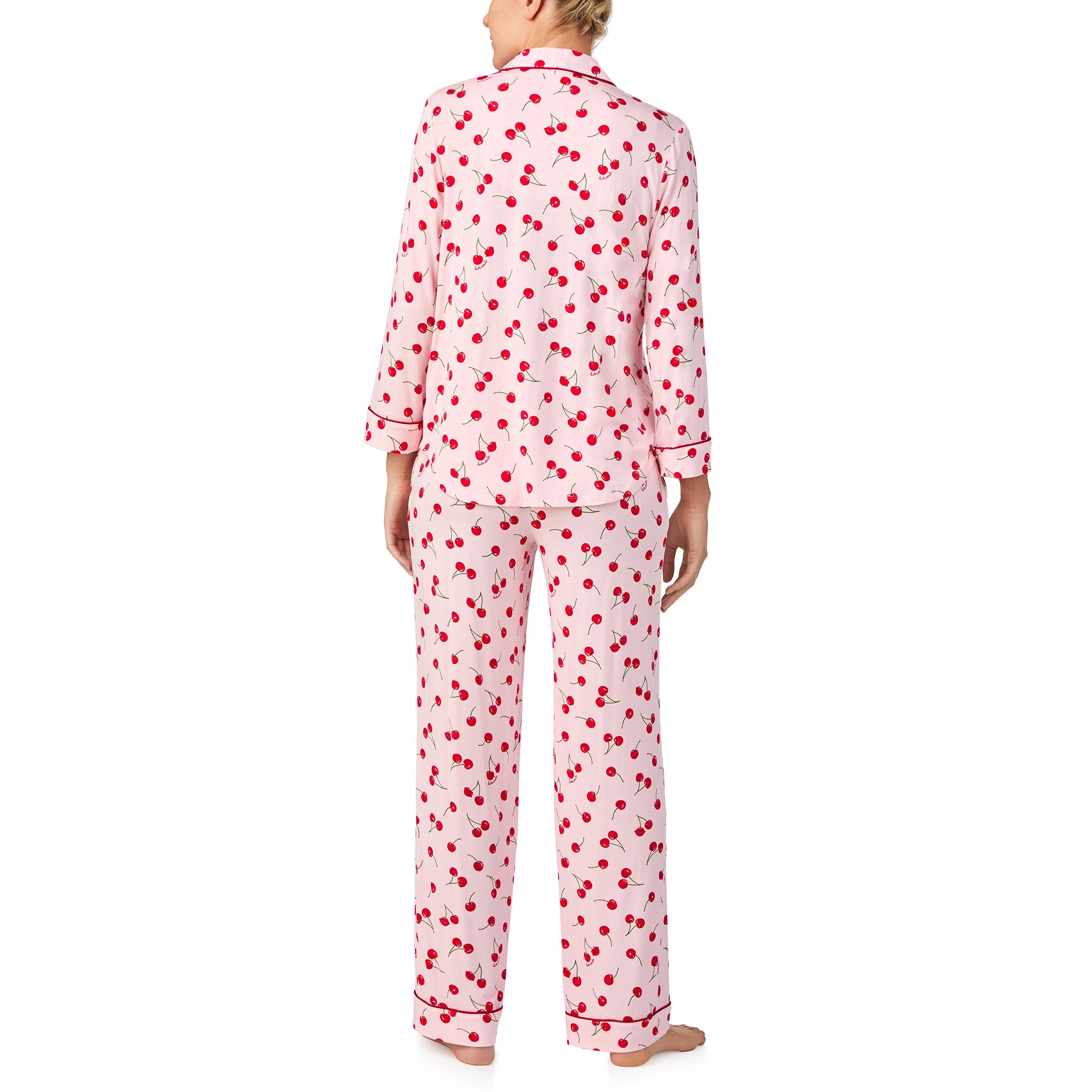 Kate Spade 3/4 Sleeve Notch PJ Set