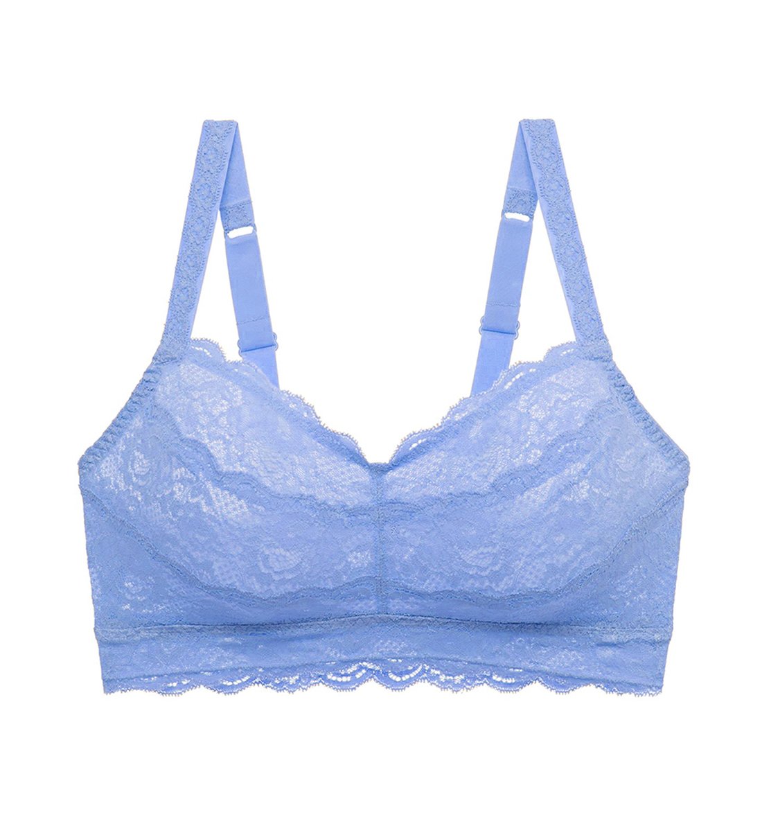Padded Bra in colour blue moon from the Cotton Lace collection