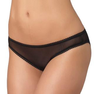 Ongossamer Women's Solid Mesh Hip-g Thong In Black, Size Medium/large :  Target