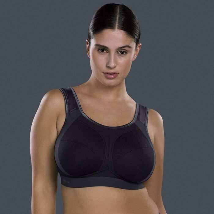 The Anita Active Momentum Wire Free Sports Bra in Electric Pink
